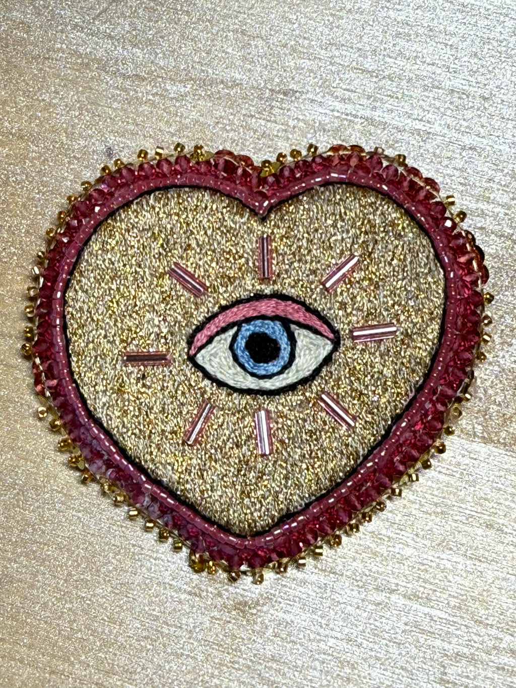 Broche « Nazar & Love » Gold