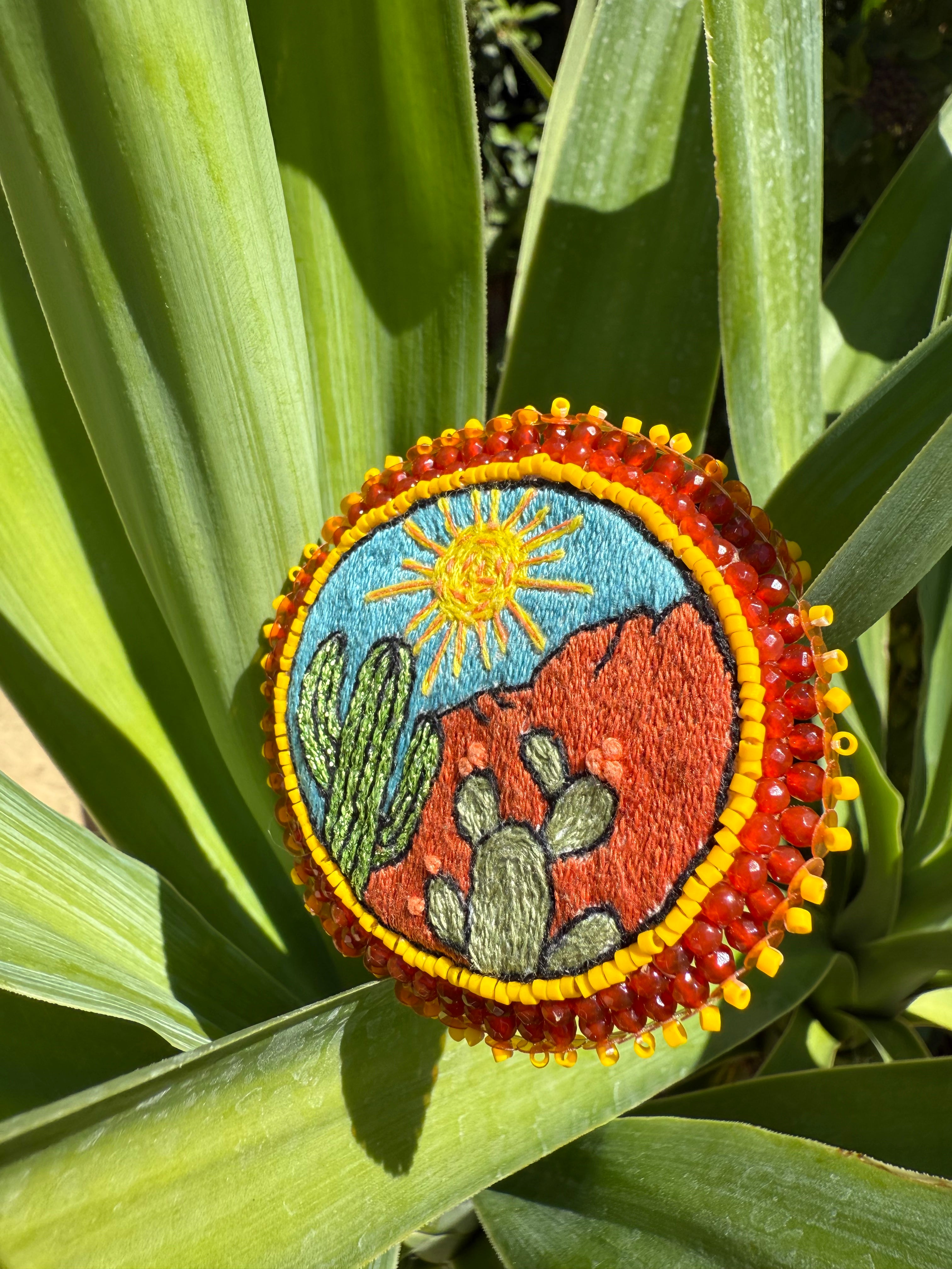 Broche "Cactus"