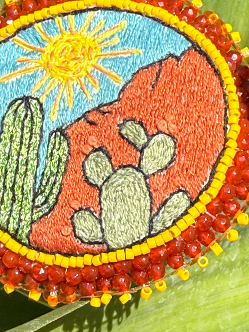 Broche "Cactus"