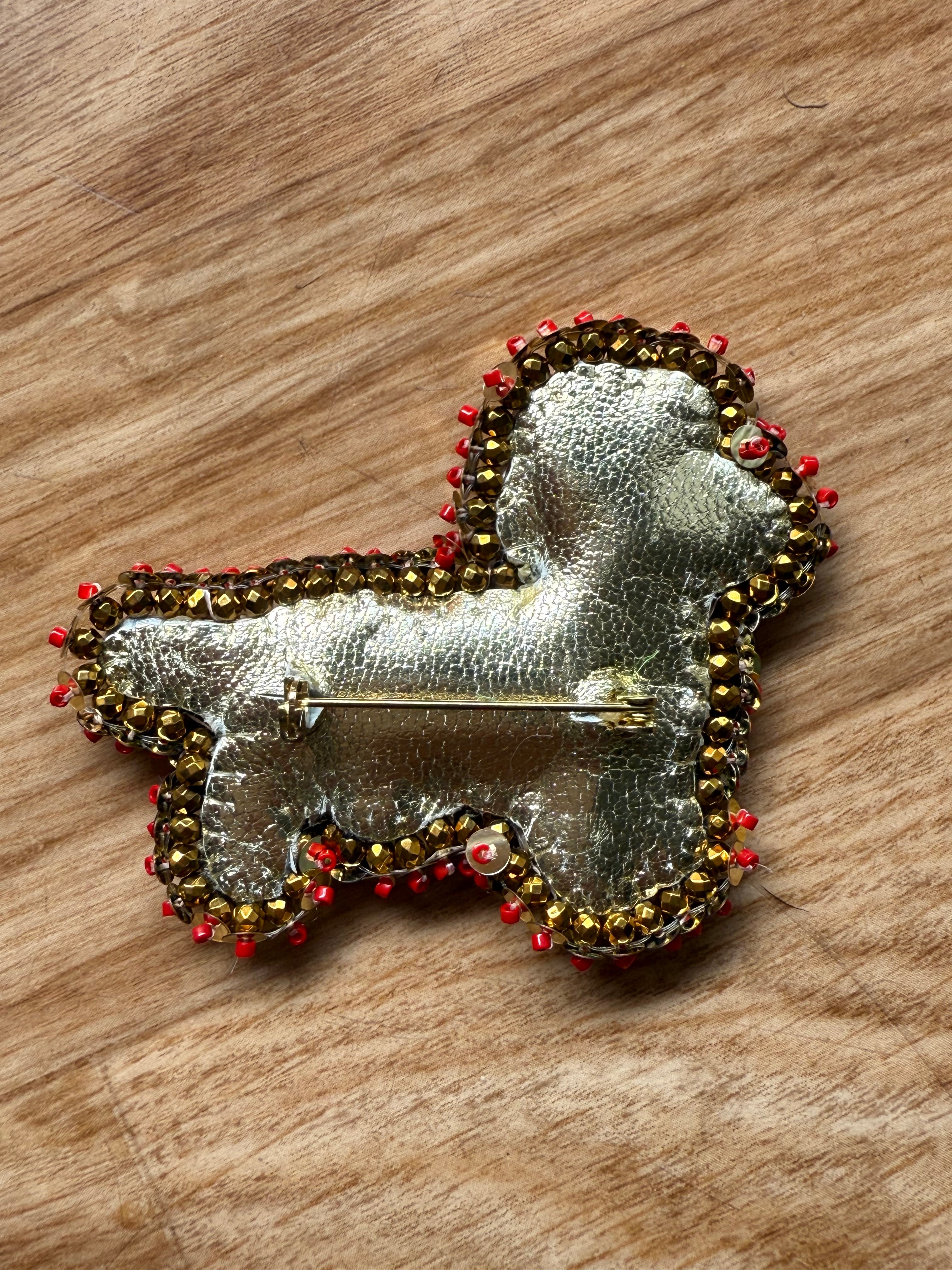 Broche « Teckel »