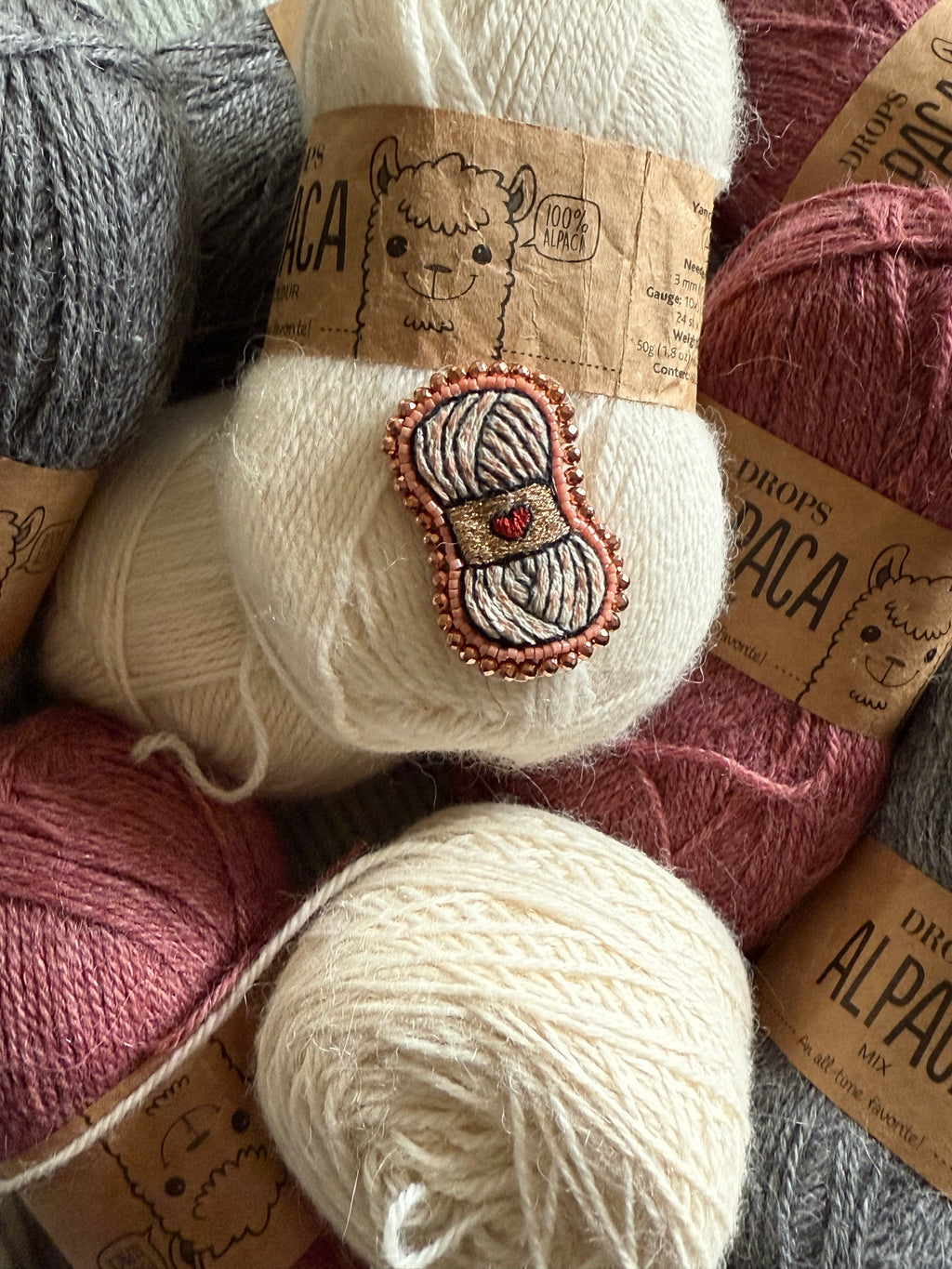 Broche « Baby Wool »