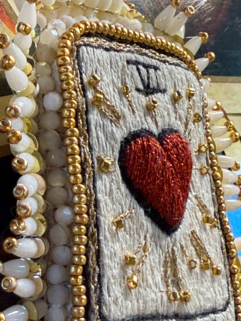 Broche « Tarot VI Love »