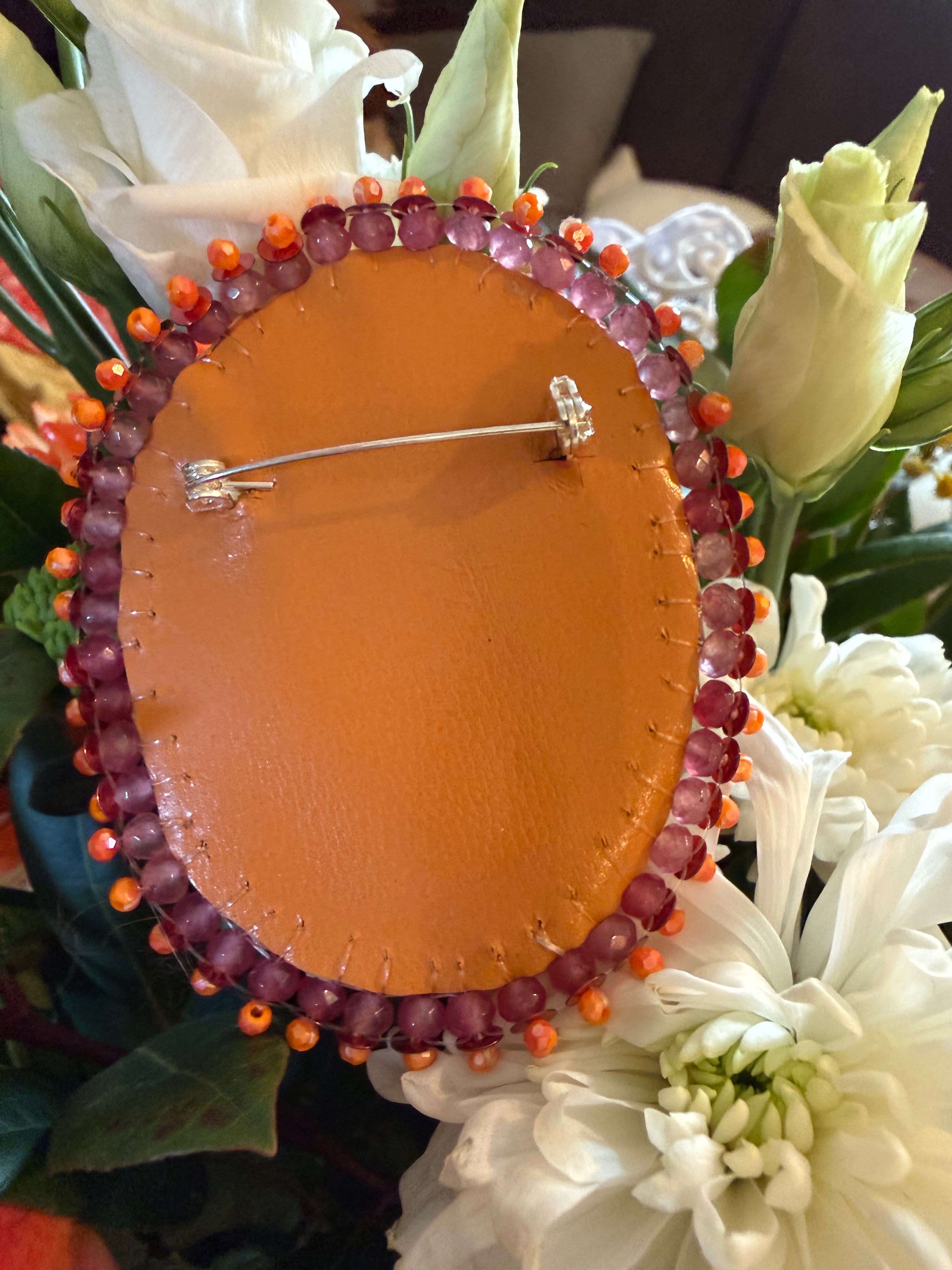 Broche « Yin & Yang Flowers »