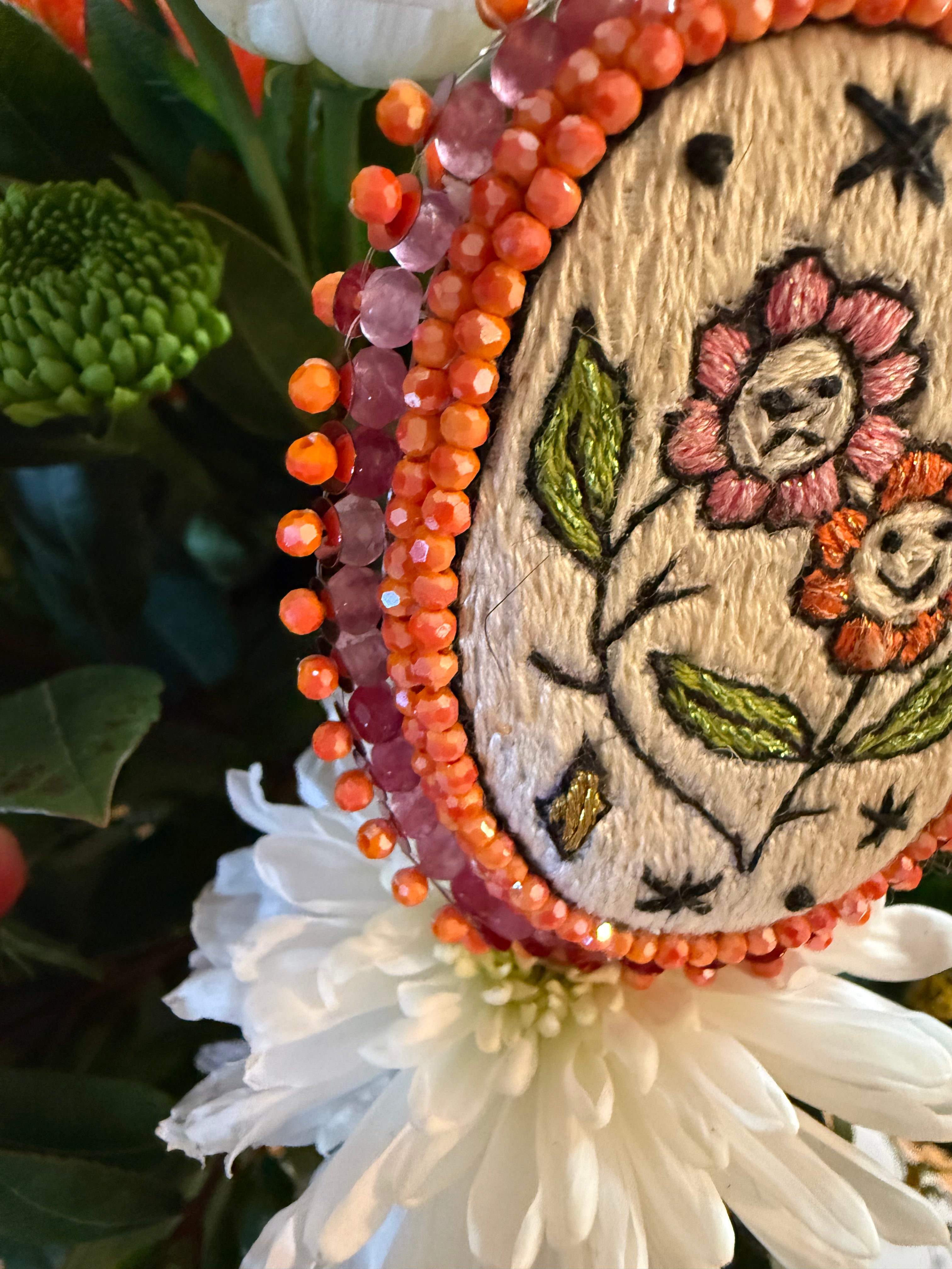 Broche « Yin & Yang Flowers »