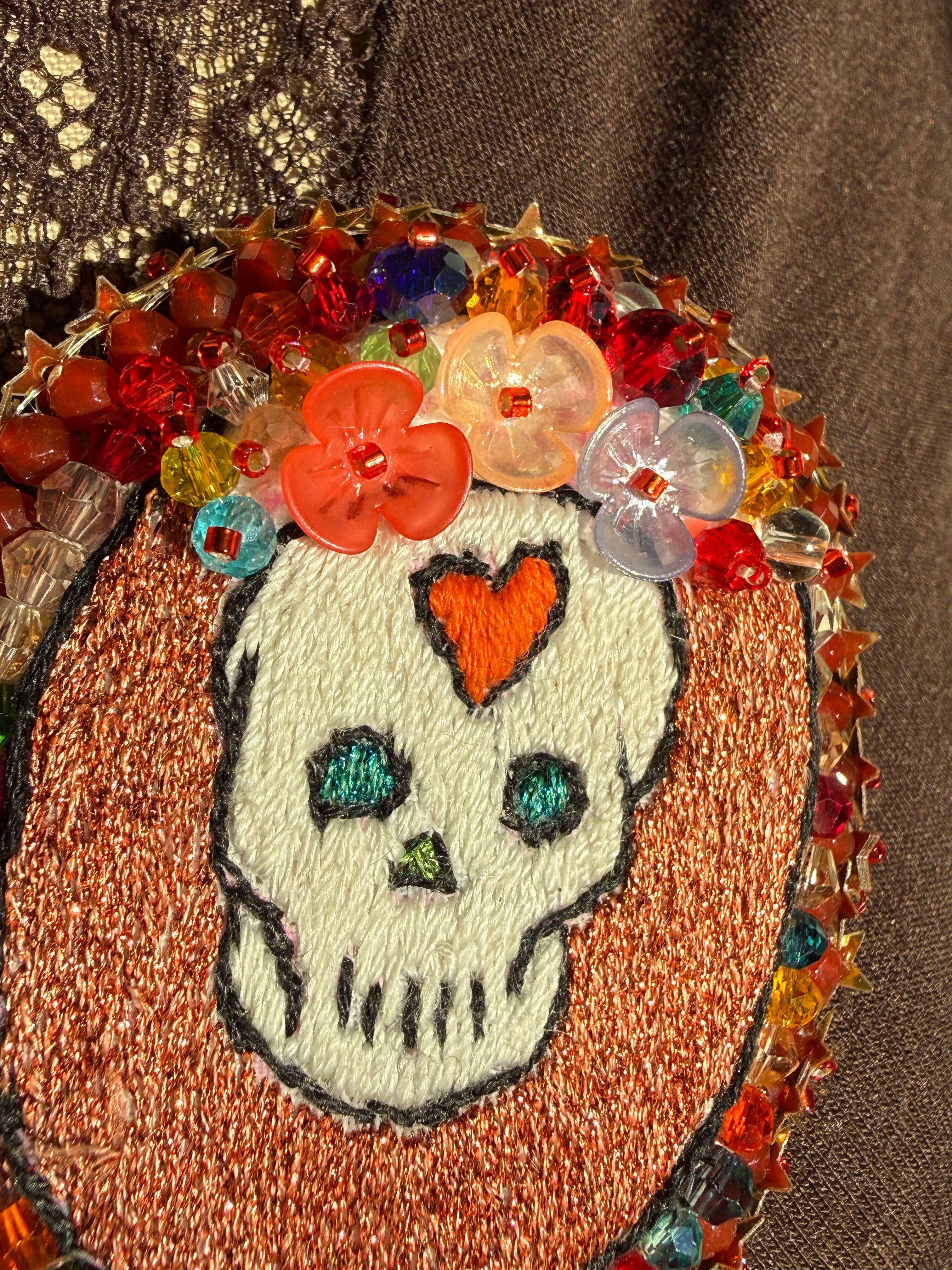 Broche « Dia de los muertos »