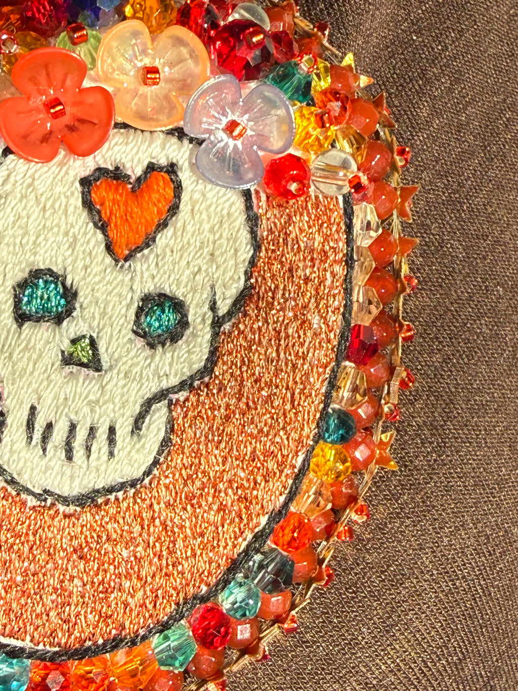 Broche « Dia de los muertos »