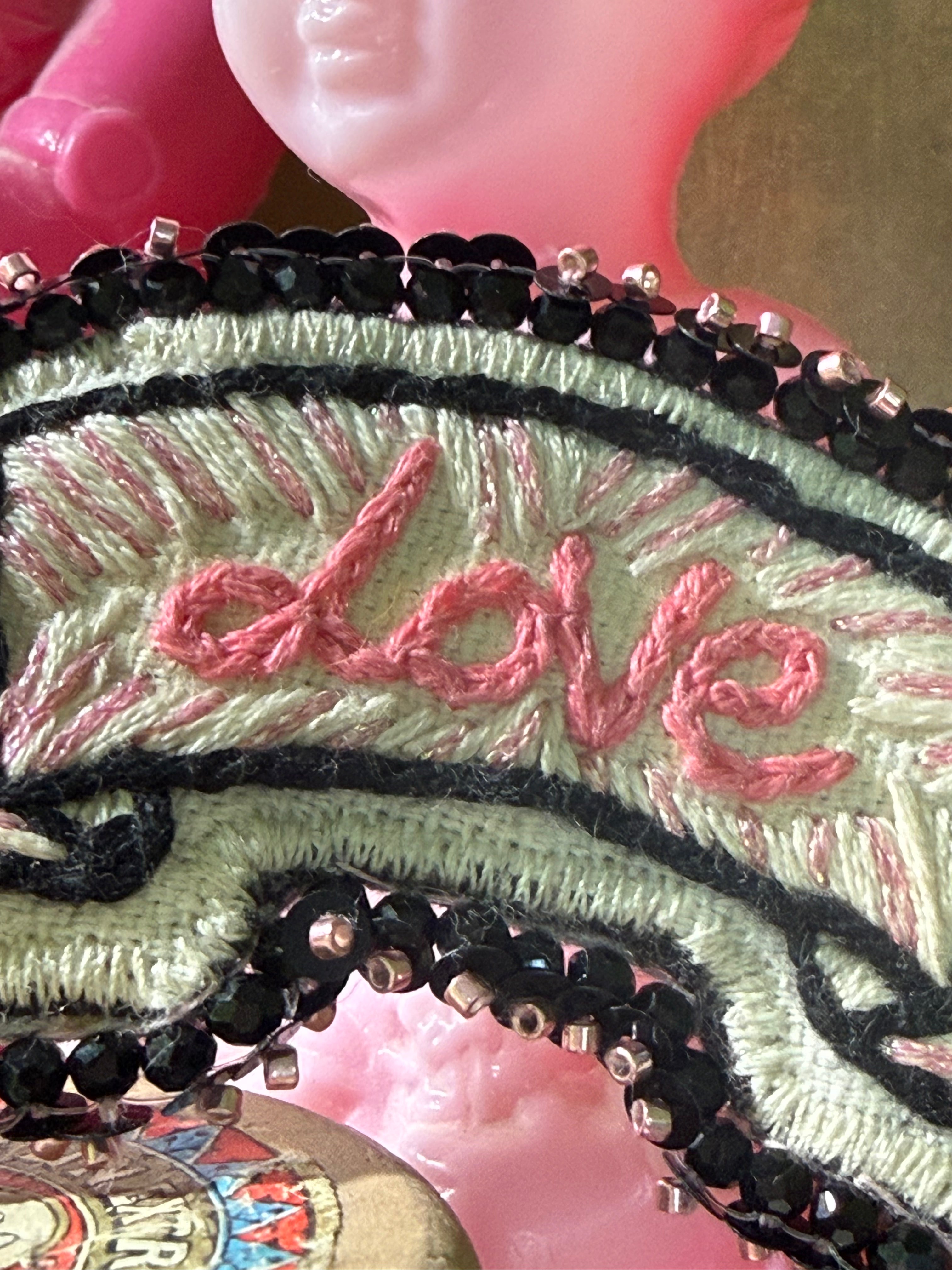 Broche « Pink Love »