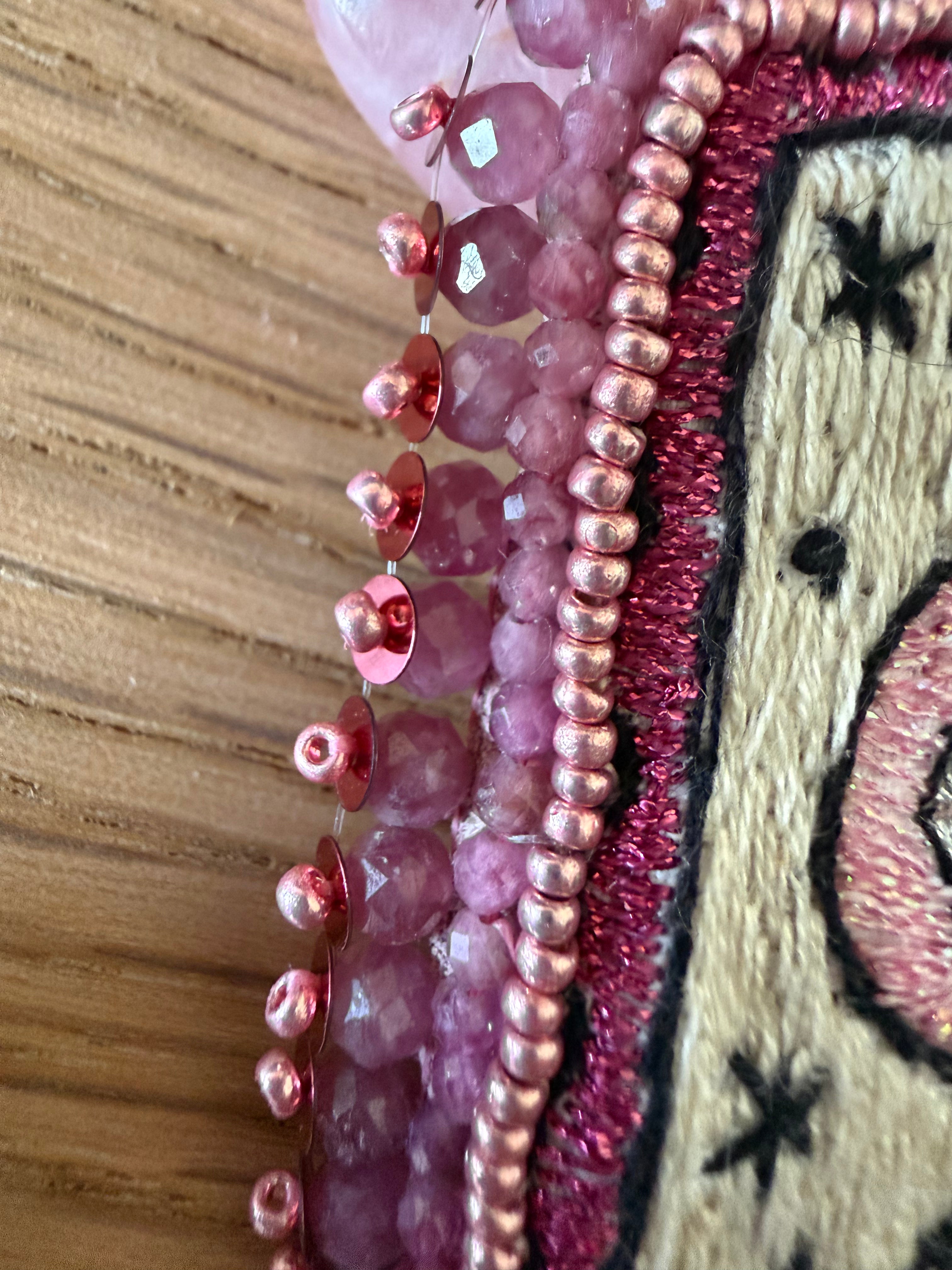 Broche « Pink Diamond »