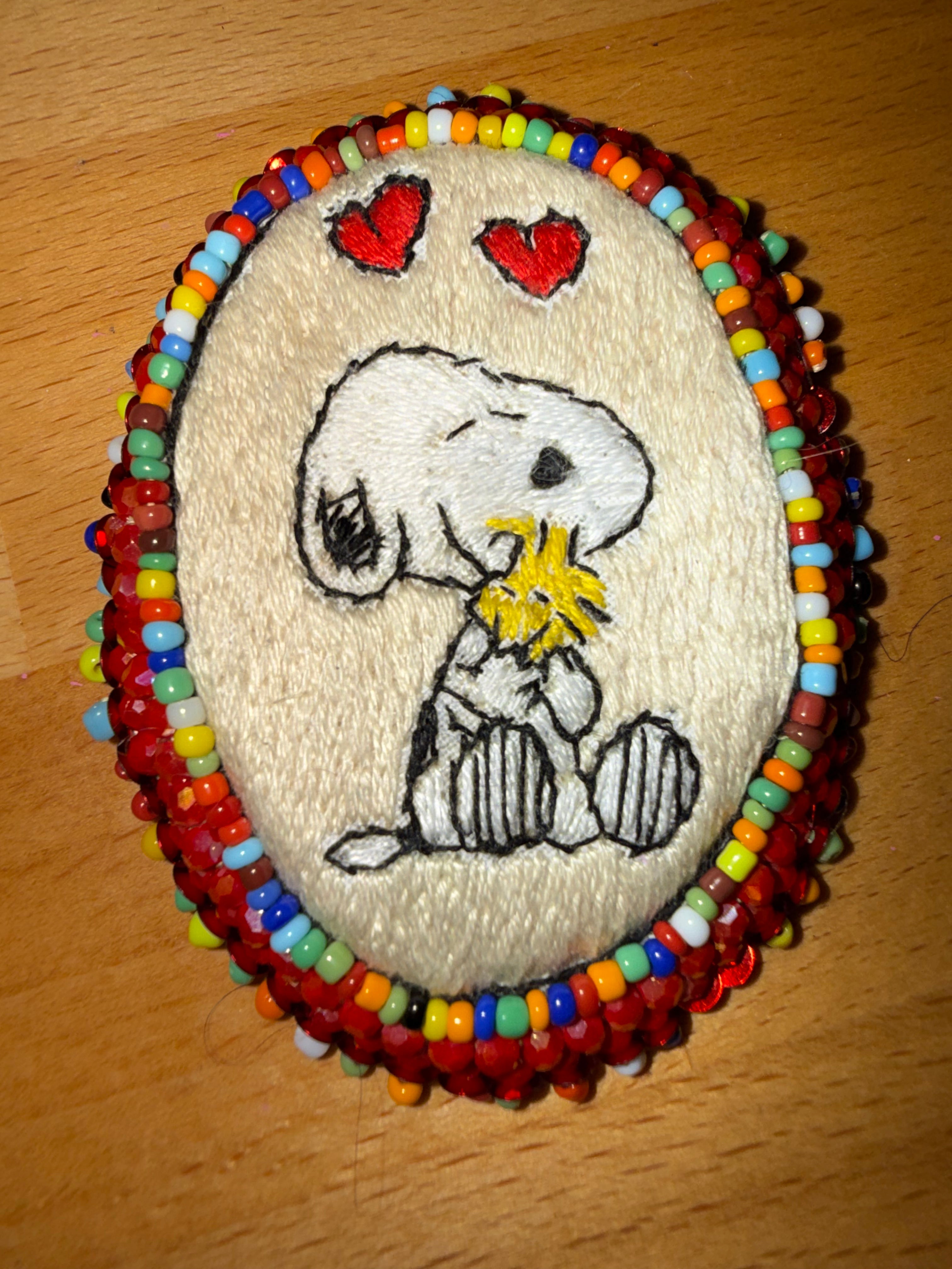 Broche « Snoopy & Woodstock »