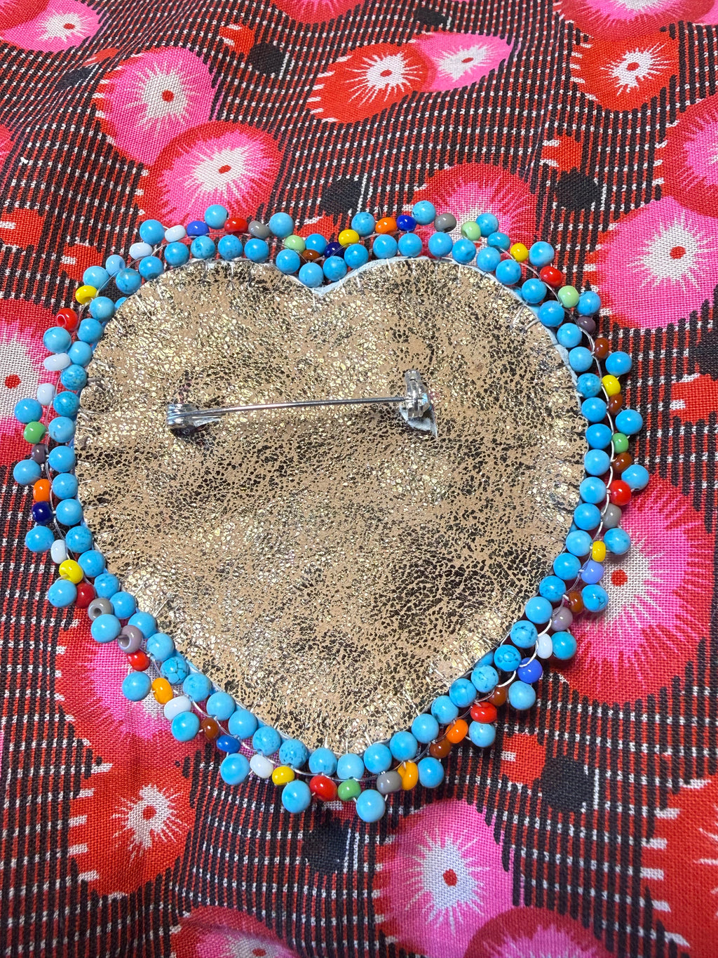 Broche « Nazar & Love » psychédélique