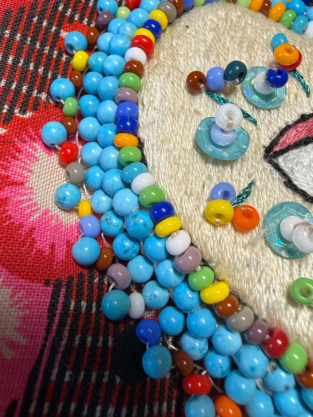 Broche « Nazar & Love » psychédélique