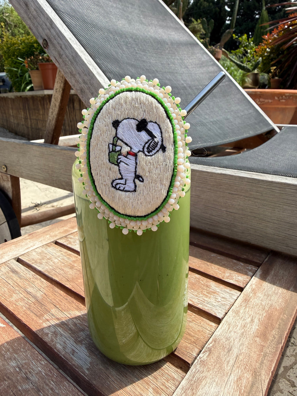 Broche « Snoopy Matcha Boy »