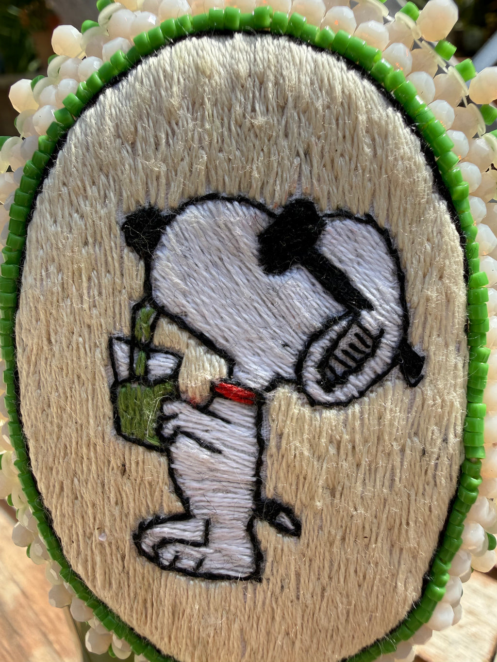 Broche « Snoopy Matcha Boy »