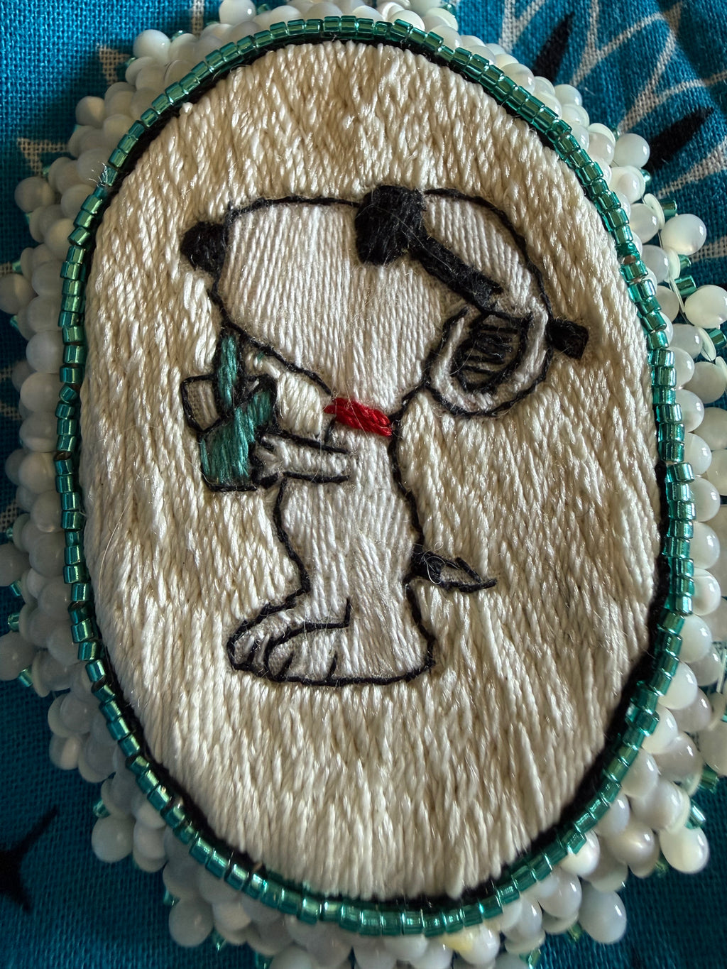 Broche Snoopy « Blue Lagoon »
