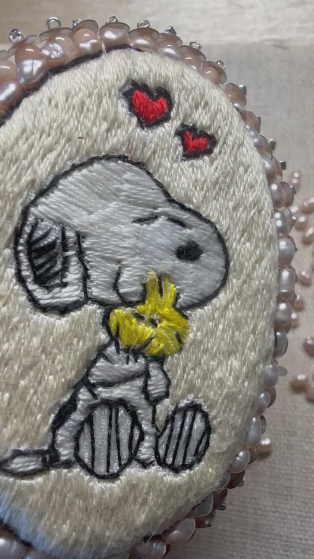 Broche « Snoopy & Woodstock »