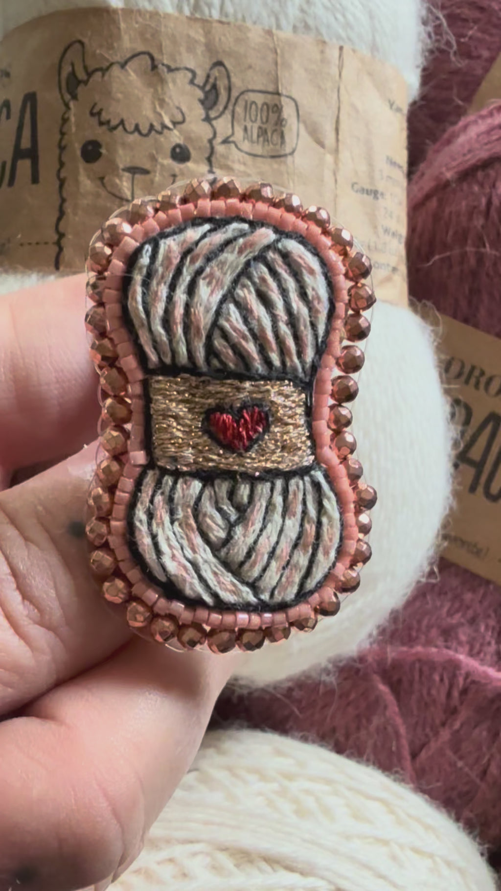 Broche « Baby Wool »