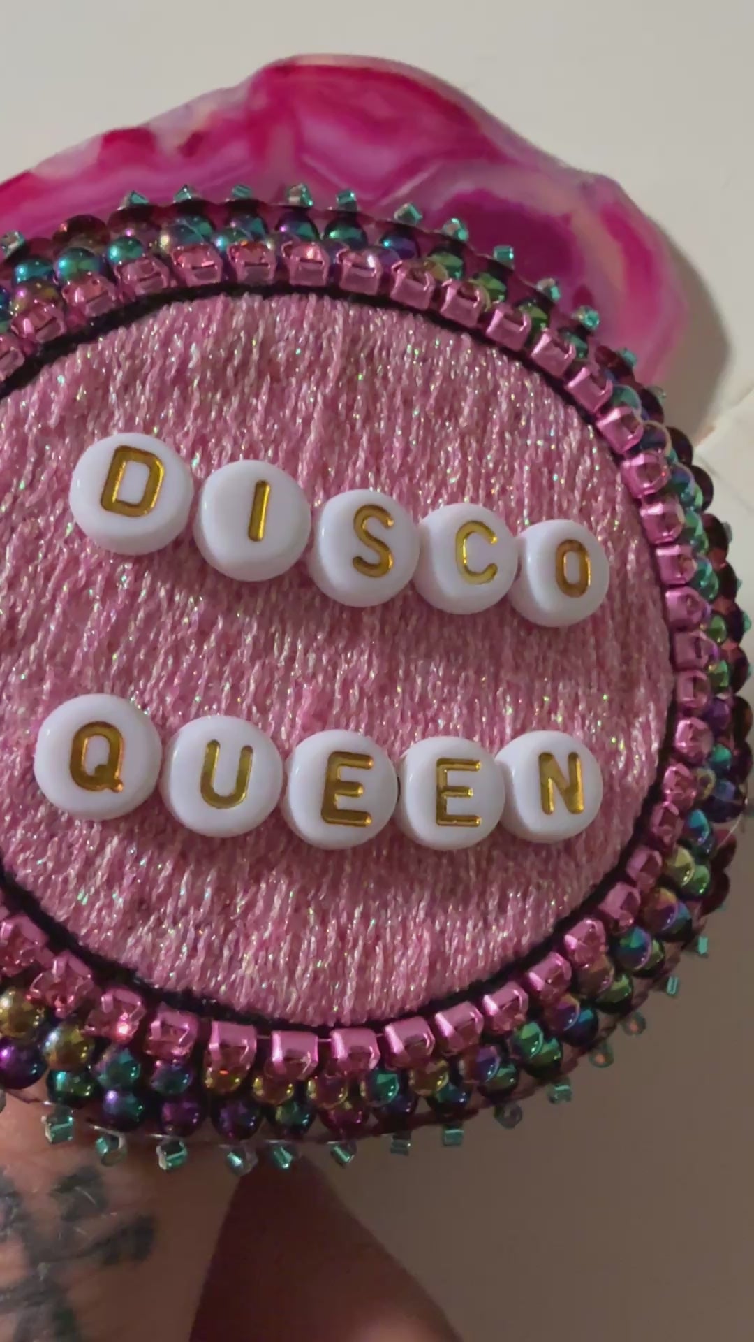 Broche « Disco Queen »