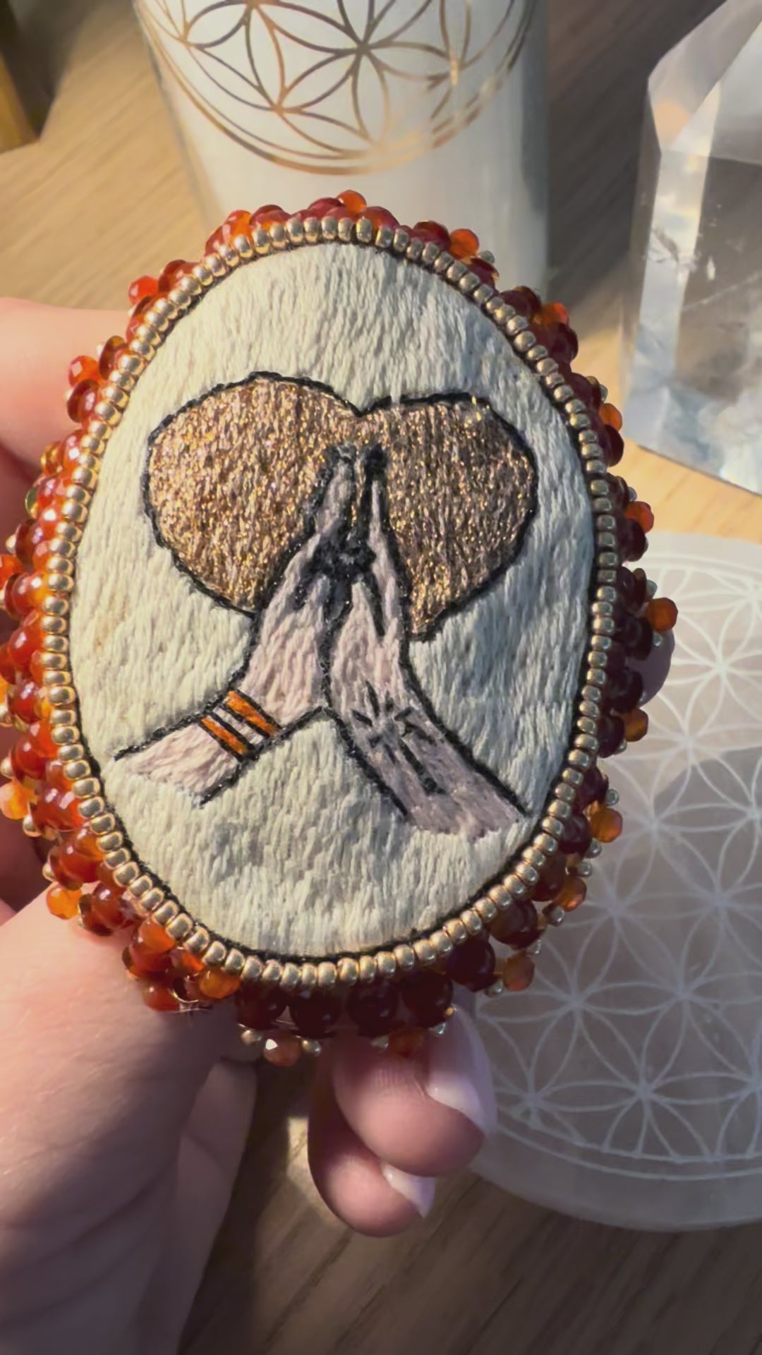 Broche « Namaste »